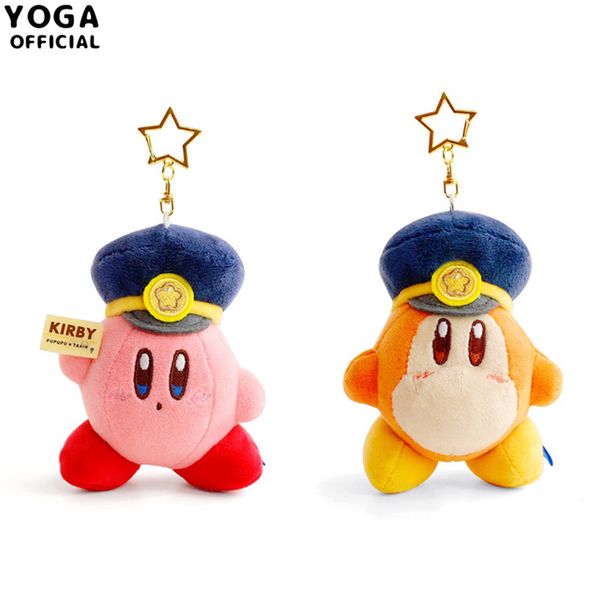 

cute pink star cabby conductor plush toy doll pendant