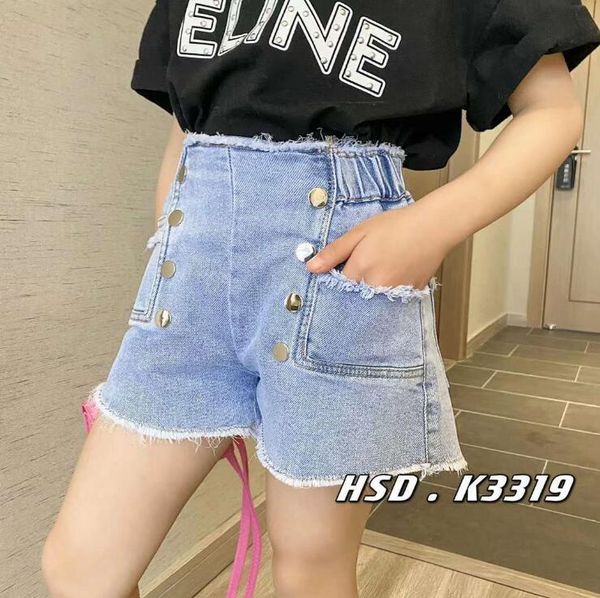 

wholesale girls denim shorts summer fashion 4-10t b95, Black