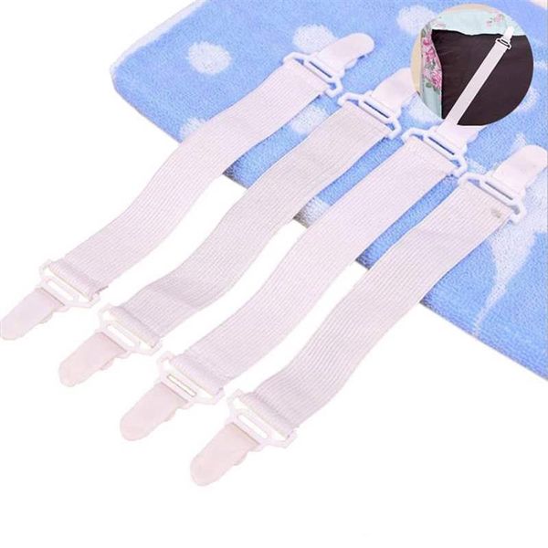 

clothing & wardrobe storage 4pcs/set elastic bed sheet mattress cover blankets grippers clip holder fasteners kit home textiles acc