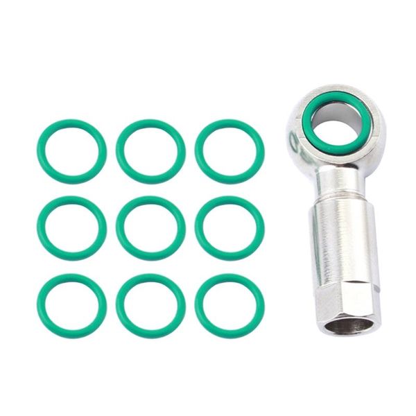 

tools 10pcs bicycle disc brake olive head o ring seal tubing connector oil gasket mountain fixed gear road bike
