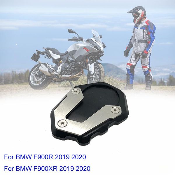 

other motorcycle parts for f900xr f900r f 900r/xr 2021 accessories aluminum kickstand foot side stand extension pad support plate