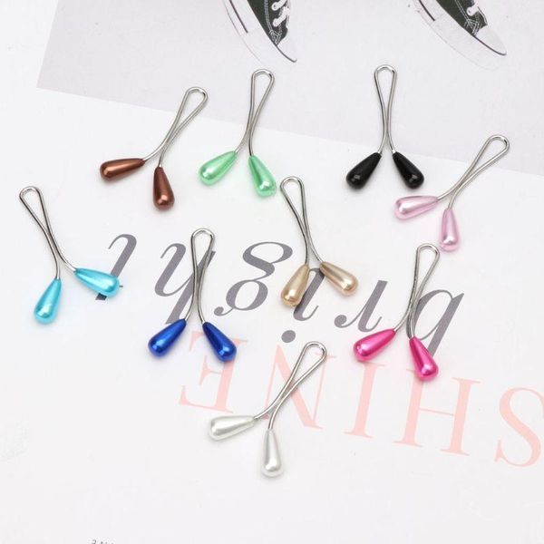 

clothing & wardrobe storage 12pcs muslim hijab scarf cardigan shawl safety pins clips pearl brooch jewelry