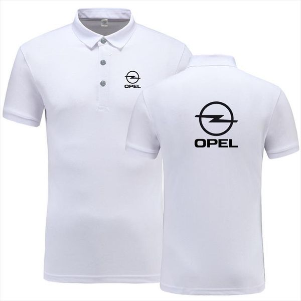 

summer casual opel shirt mens polos cotton solid short sleeve clothing, White;black