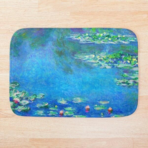 

bath mats claude monet water lilies color-enhanced mat bathroom set mirrofiber cartoon rug