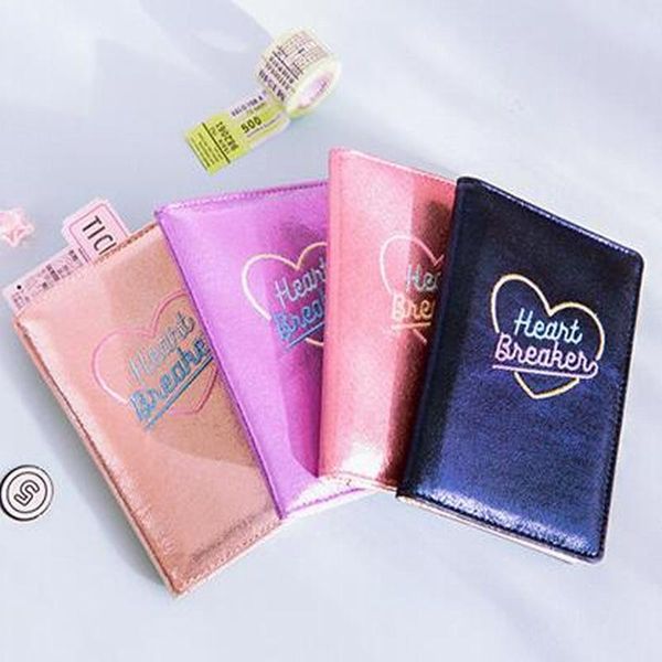 

card holders pink id laser hologram passport case travel card&id holder covers business bags clutch box fashion girls, Brown;gray