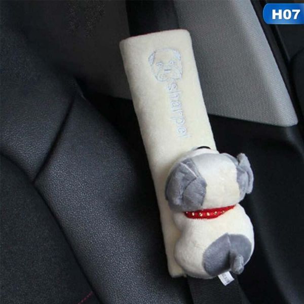 

safety belts & accessories soft car seat cover comfortable cute animal pink cat auto covers plush shoulder