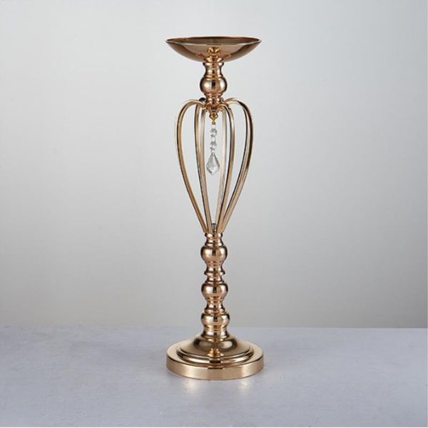 

table chandelier gold iron centerpieces for weddings party decoration