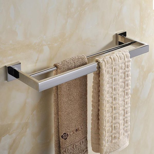 

towel racks contemporary bathroom stainless steel modern fashion pure rack 60cm length double bar