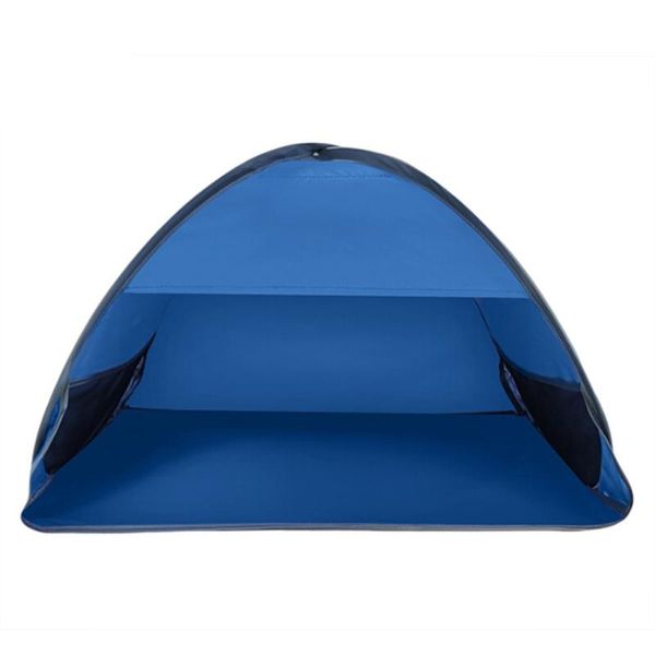 

portable outdoor camping sunshade tent for adults kids beach headrest automatic opened anti-uv sunshelter tents and shelters