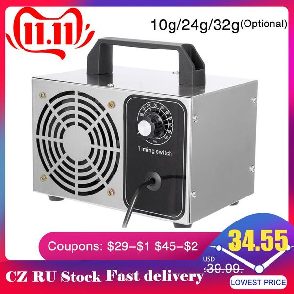 

household ozonizer 220v ozone generator disinfection machine air filter purifier for home car formaldehyde sterilization purifiers