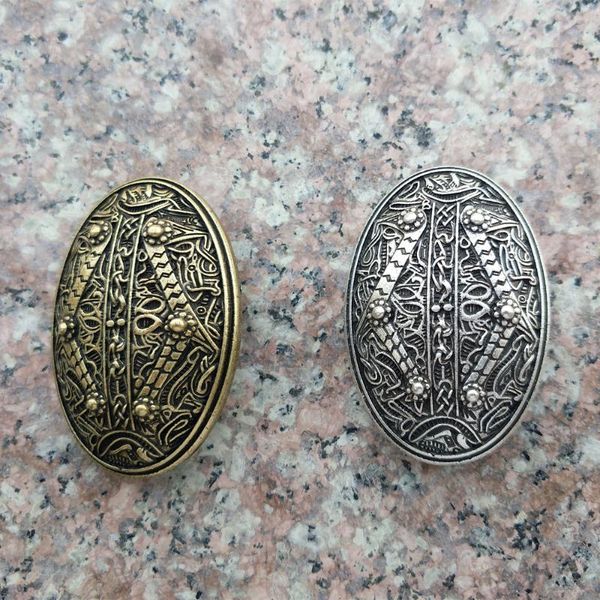 

pins, brooches langhong 1pcs nordic viking brooch amulet sweden scandinavian brosch jewelry talisman, Gray