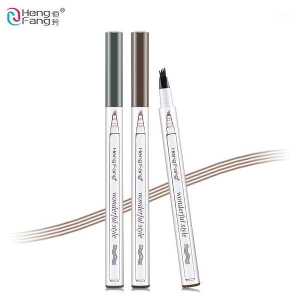 

brow pencil 4 head fork shape design 3 colors eyebrow 1.5g makeup brand hengfang #h65451