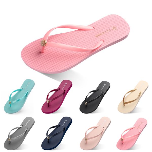 Mais novo preço mais baixo chinelos mulheres sapatos flip flops triplo branco preto verde amarelo laranja rosa vermelho mulheres verão casa ao ar livre praia slide sneaker