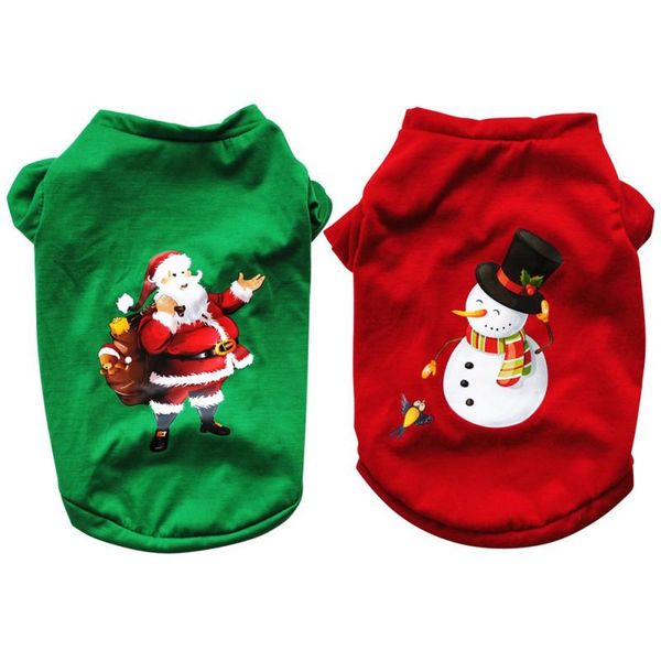 

dog apparel christmas style santa dogs accessories clothes comfortable for claus winter pet printing costume soft chihuahua small