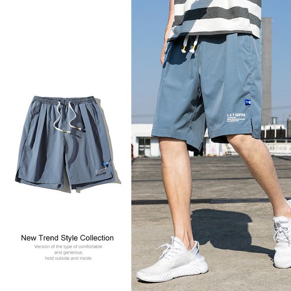 

fashion shorts men's summer casual work clothes: thin style, loose 5-point pants, 7-point pants, White;black