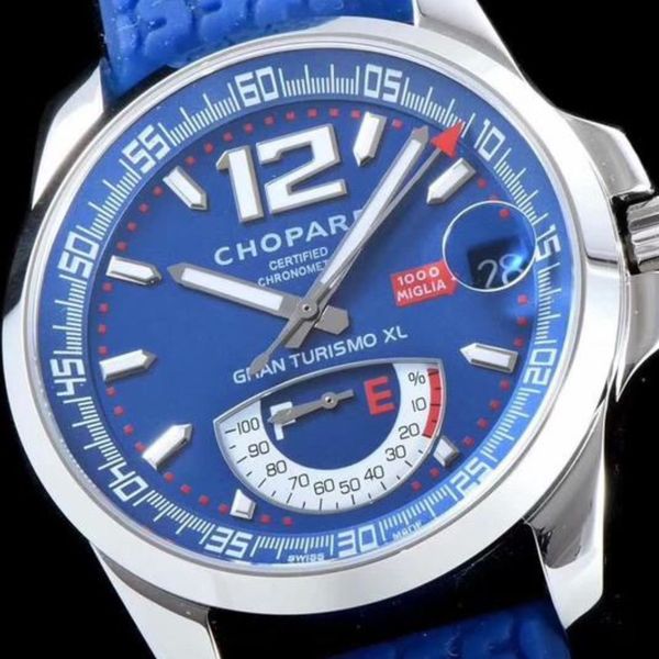 

chopard famous brand watch rubber band automatic self wind mens watches, Slivery;brown