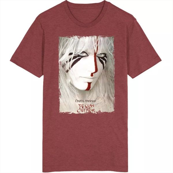 

clan of the cave bear drama adventure movie t shirt, White;black