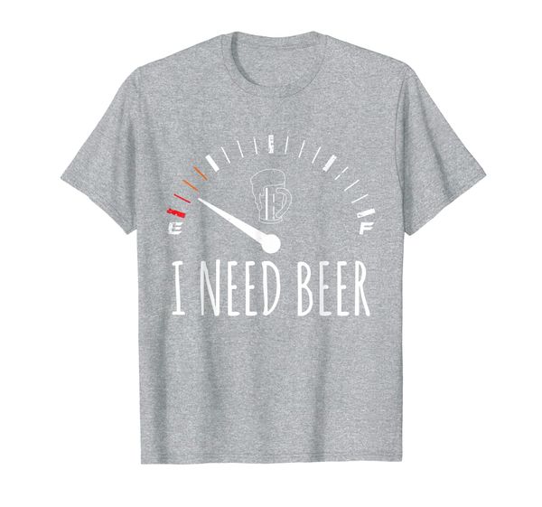 

Funny Drinking I Need A Beer Meter T Shirt, Mainly pictures