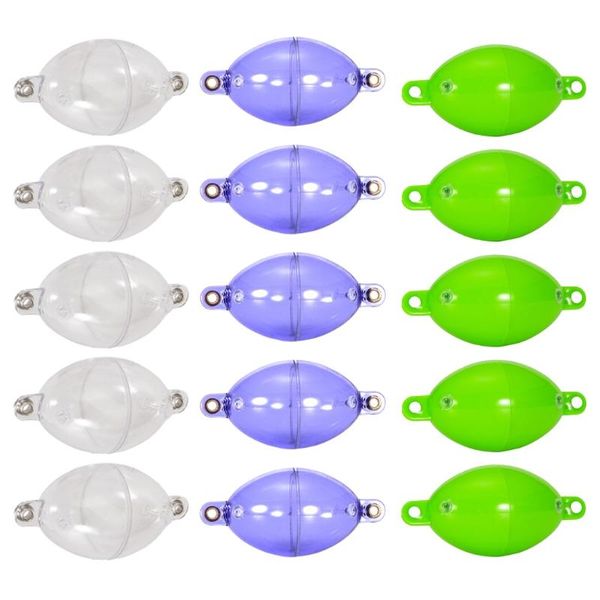 

fishing accessories 5pcs pvc bubble floats bold snap-on eco-friendly sea carp coarse surface oval float for lover tackle