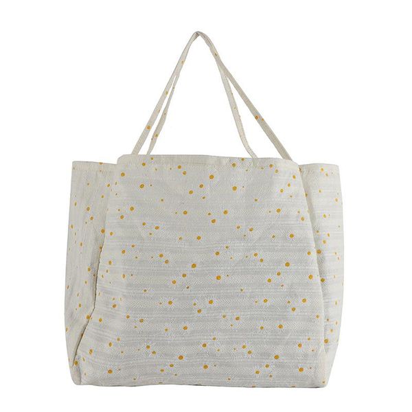 

lightweight outdoor shopping handbag super fashion small fresh daisy large capacity lazy canvas shoulder bag waist bags
