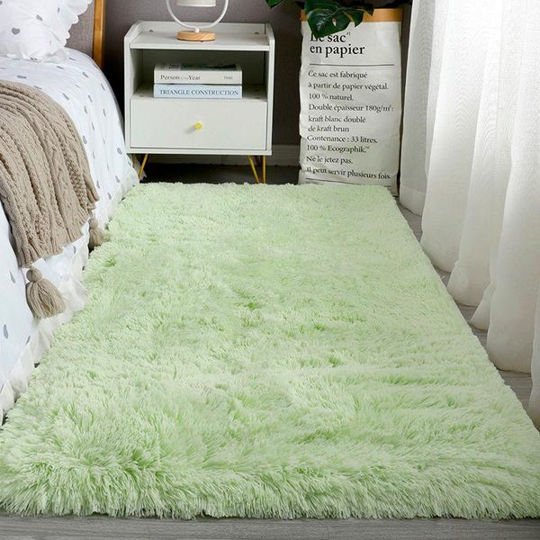 

carpets living room bedroom fluffy soft rugs children plush floor mats household decoration carpet tie dyeing tea table area