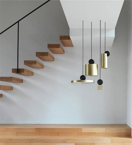 

pendant lamps nordic modern gold led lights bedroom dinning room kitchen hanglampen voor eetkamer e27 lamp edison light bulb