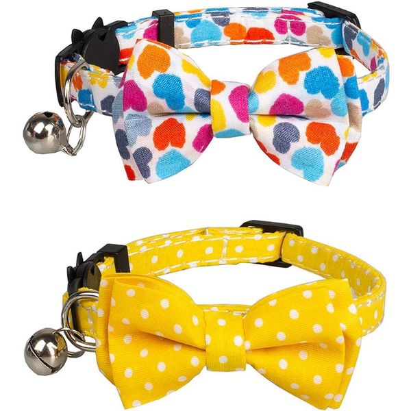 

cat collars & leads collar with bell wedding adjustable bowtie safety breakaway floral bow detachable puppy