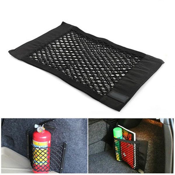 

car organizer accessories mesh trunk net nylon suv auto cargo storage holder universal for cars luggage nets travel pocket