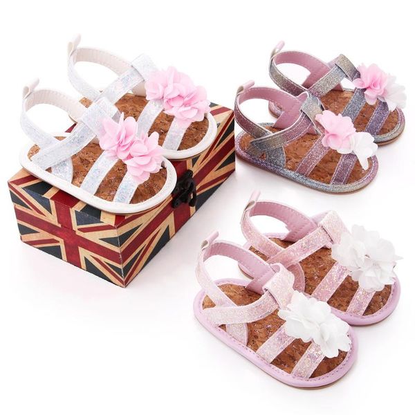 

sandals baby girls shoes summer princess for kids open toe party pink first walkers