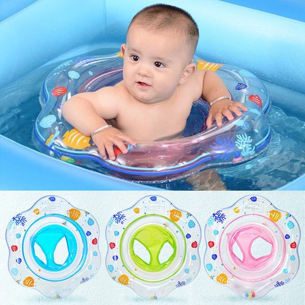 

life vest & buoy safety inflatable infant swimming pool rings baby seat float swim ring water circle for kids