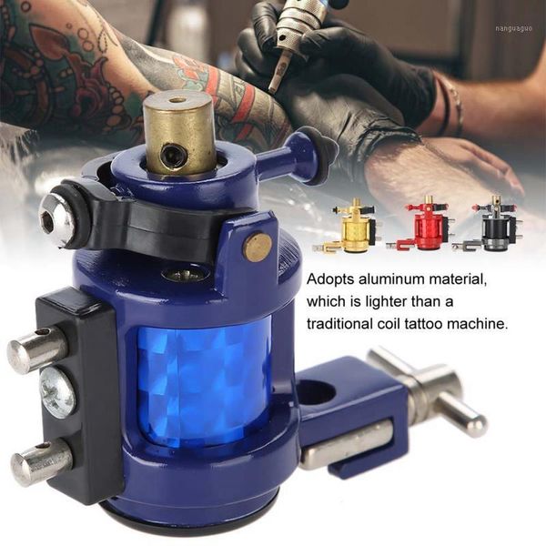 

alloy rotary tattoo machine strong motor gun liner shader coloring permanent makeup tool tatoo kits1