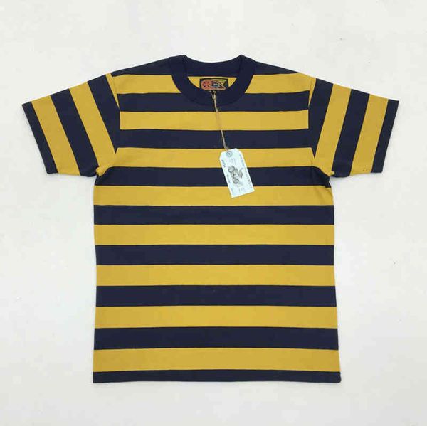 

blouses bob dong 4cm stripes tee shirts heavyweight motorcycle style short sleeves for men, White;black