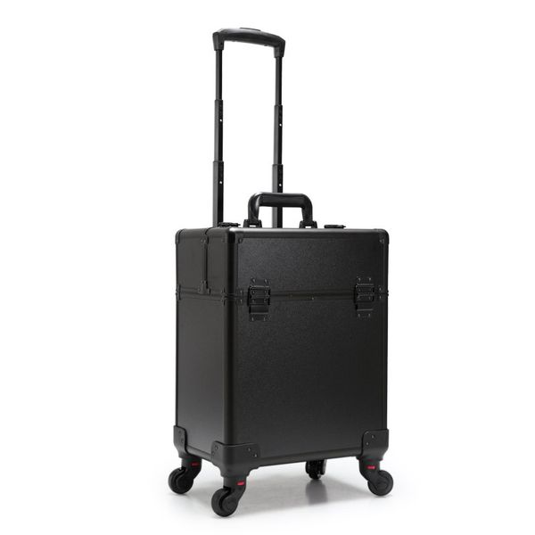 

case luggage profession suitcase for makeup trolley box nails beauty woman travel cosmetic bag wheels