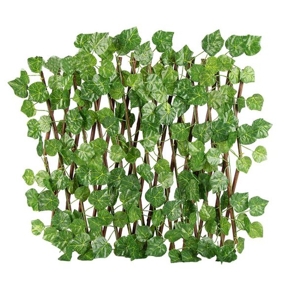 

fencing, trellis & gates expandable retractable patio yard protective garden privacy screen home decoer leaves fence artificial plant backya