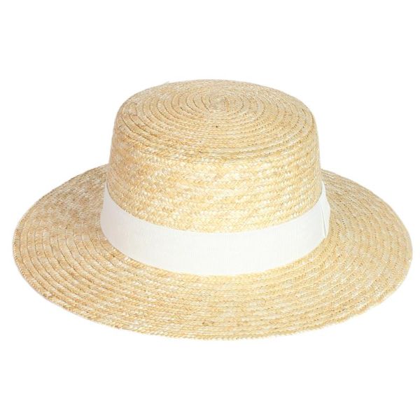 

wide brim hats straw hat summer women fashion chapeau paille lady boater wheat panama beach, Blue;gray