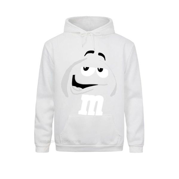

men's hoodies & sweatshirts m&m's chocolate candy character face short fashion women amazing harajuku pullover hoodie leeve, Black