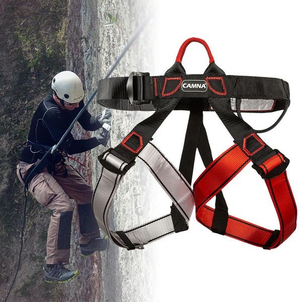 

cords, slings and webbing outdoor sports rock climbing harness waist support half body safety rappelling strap aerial survival equipment