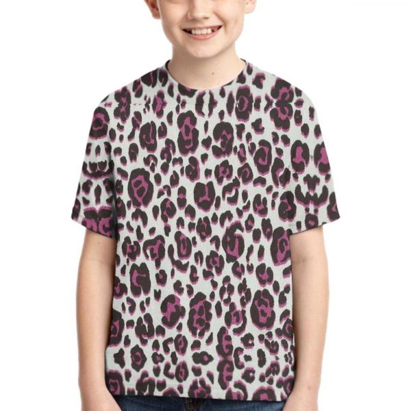 

women's t-shirt printing tiger loose t shirt cute boys/girls top, White