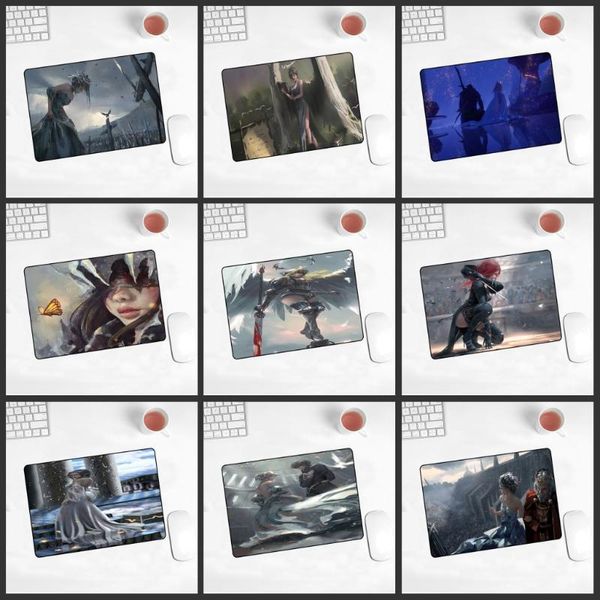 

mouse pads & wrist rests xgz promotional gaming player pad anime ghost knife game computer pc keyboard mousepad slip 220x180x2mm padmouse