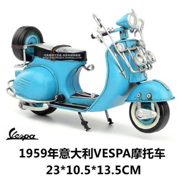 

decorative objects & figurines retro italy style handmade metal motorcycle model manual home decoration art and crafts for coffee shop birth