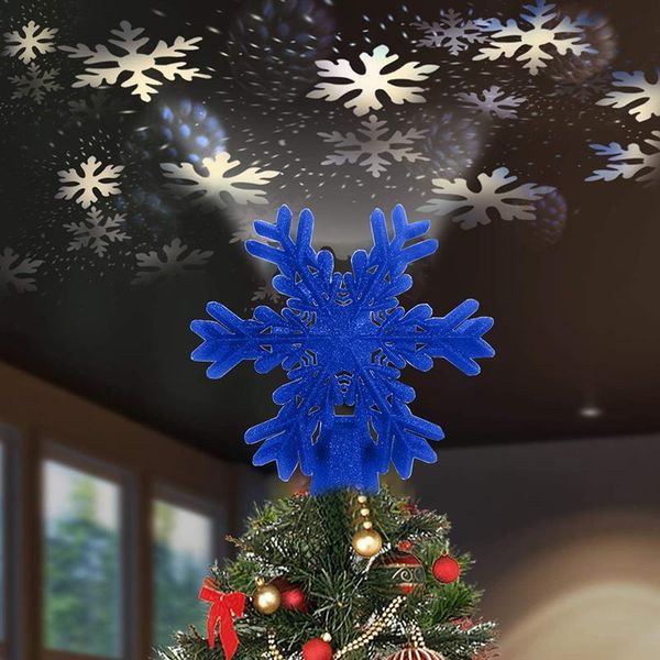 

christmas decorations tree snowflake projector er light led rotating blue glitter xmas decoration
