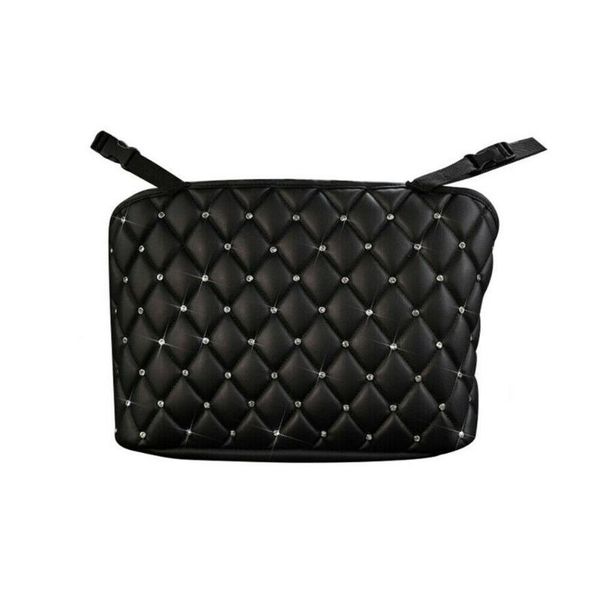 

car organizer 1pc seat handbag holder accessories bag black bling diamond hanging