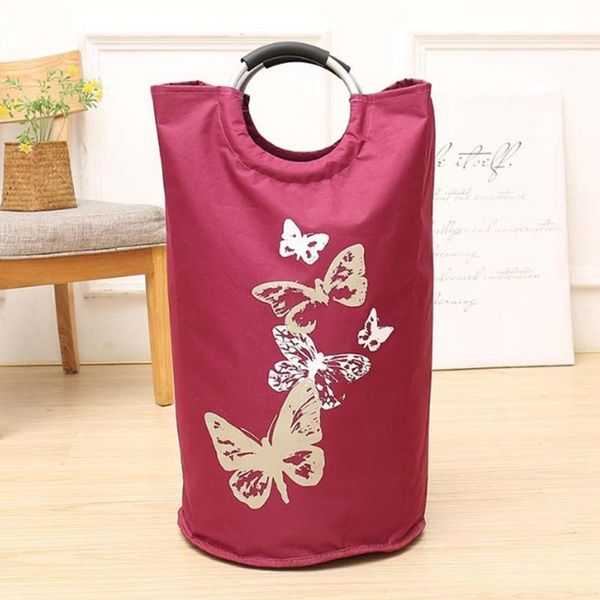 

1pc laundry basket waterproof folding clothes hamper dirty organizer wash bag for bathroom bags