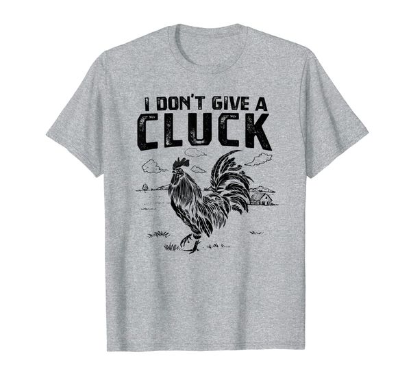 

i don't give a cluck chicken tshirt farm vintage farmer gift, White;black