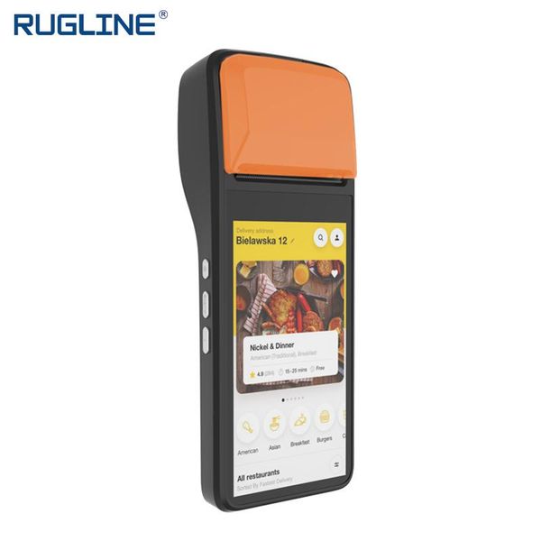 

printers pda android 7.1 printer bluetooth receipt 2g 16g 58mm 4g wifi mobile order terminal nfc