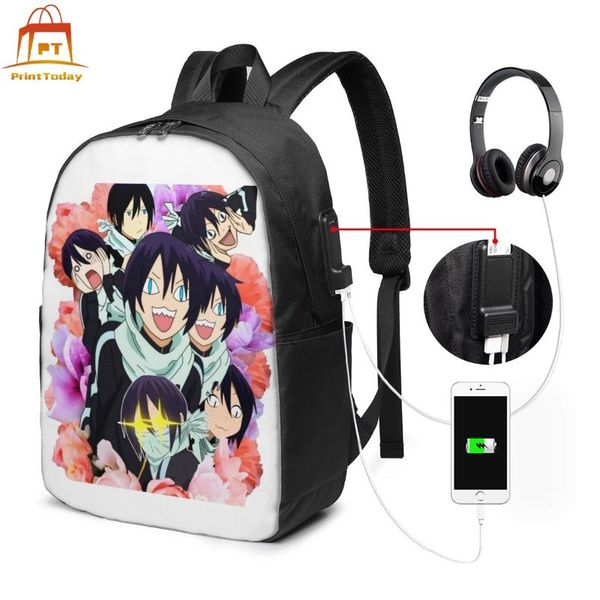 

backpack noragami backpacks men's - women's school bag print student trendy bags