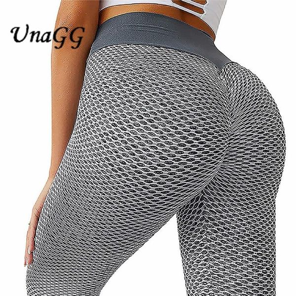 

unagg high waist dot fitness leggings women workout push up activewear feminina jeggings #0222 women's, Black
