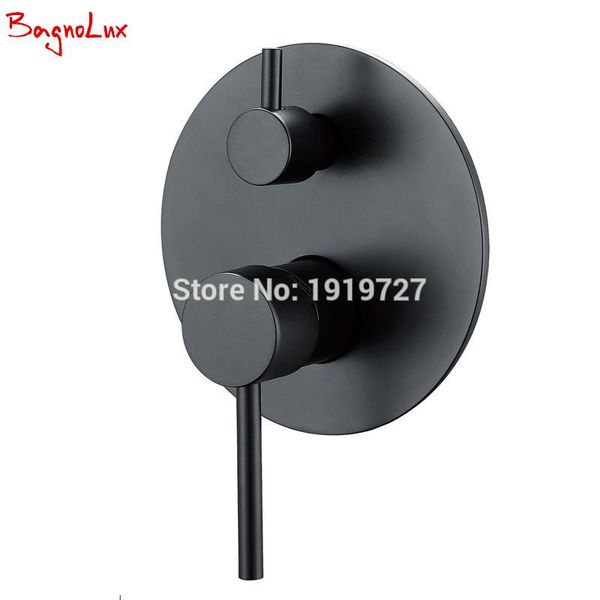 

vidric bagnolux rough-in valve single handle concealed control round style 1/2 inch ips connector mablack wall bath shower m bathroom sets