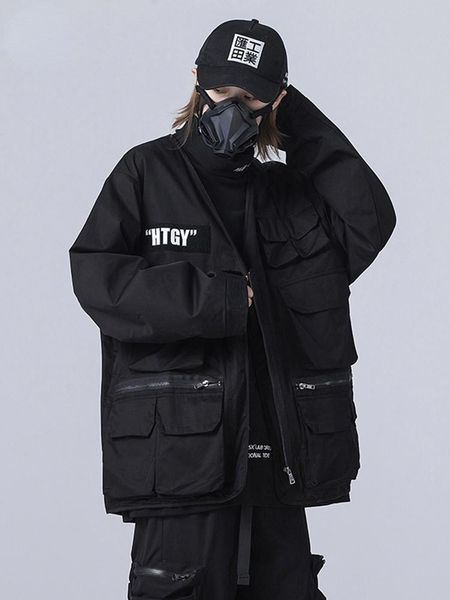 

men's jackets h, Black;brown