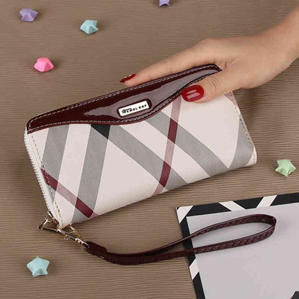 

women's handbag in long wallet, Red;black